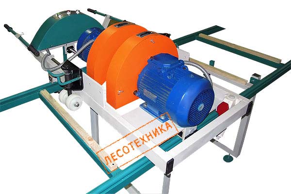 Загальний вигляд  двухдискового кромкообрезного верстата ЦОД-450